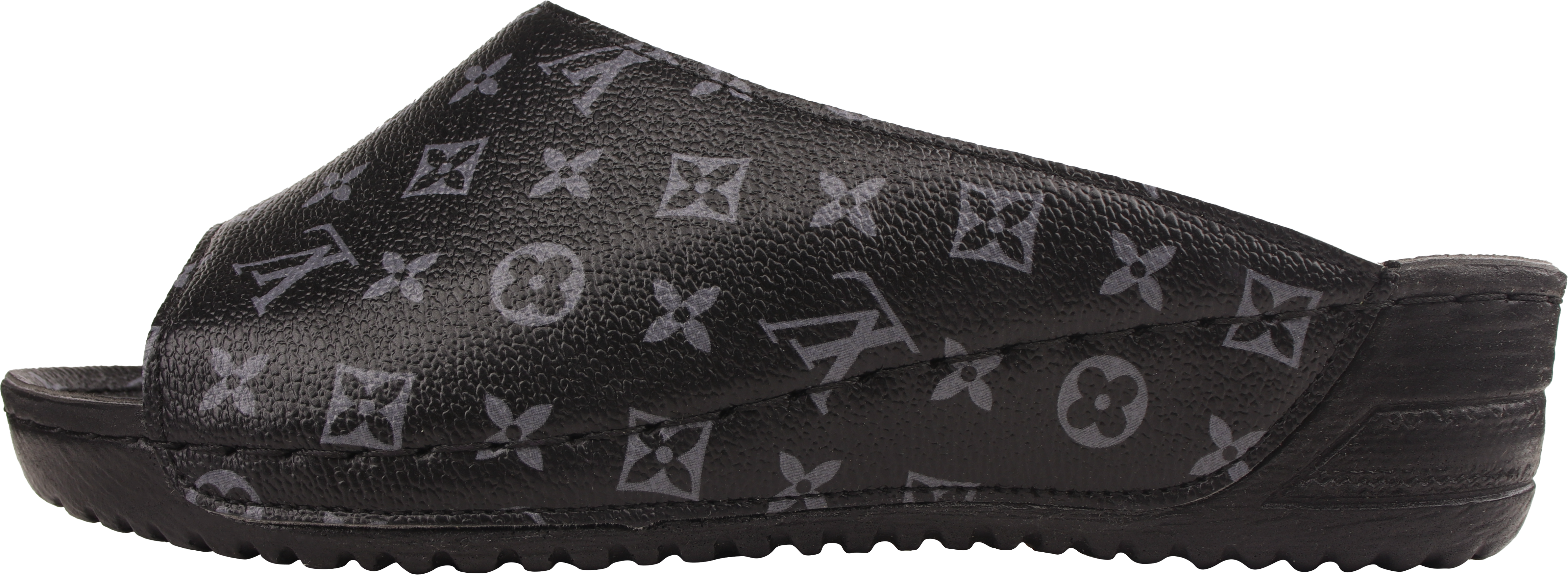 دمپایی زنانه خارپاشنه طبی پاتکان مدل 128aکد 01 رنگ مشکی